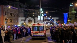 Mladiću pozlilo na protestu